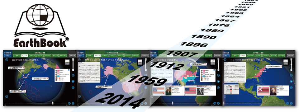 EarthBookで領土の変遷と歴史を知ろう